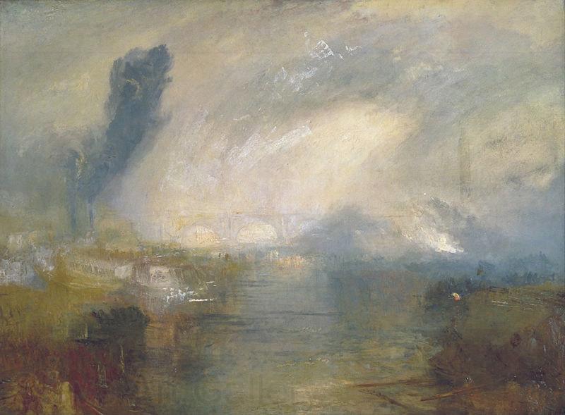 Joseph Mallord William Turner The Thames above Waterloo Bridge Spain oil painting art
